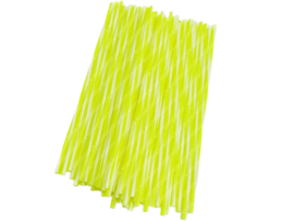 Spoke covers set 24cm 72 pieces Fluorescent Yellow universal