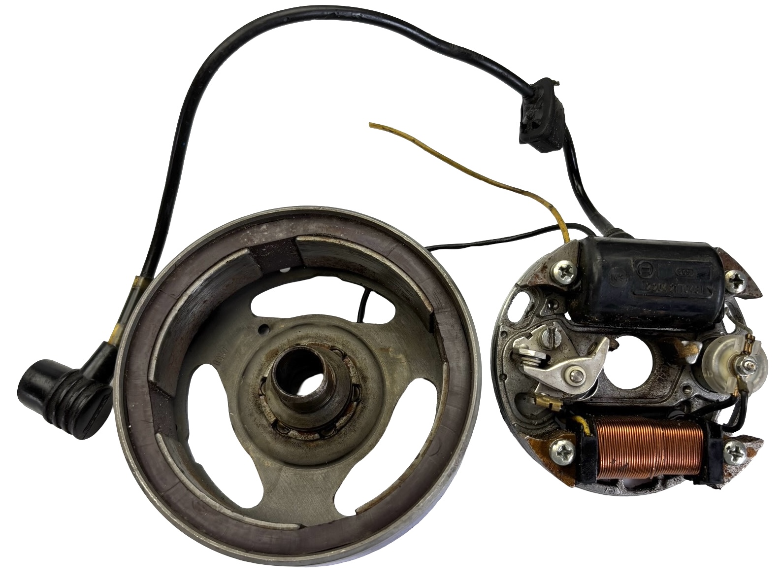 Ontsteking Bosch rechtsdraaiend compleet Origineel! Puch Maxi e50