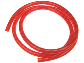 Benzine slang 4mm x 7mm Rood 1 Meter Universeel