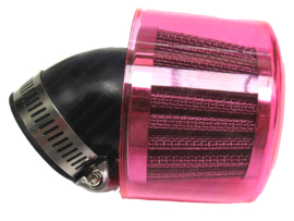 Powerfilter 45 Grad 28mm - 35mm Chrom - Transparent Rosa Universal
