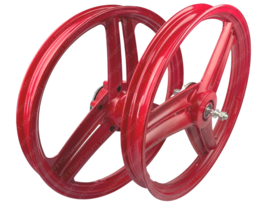 Wheel set 17 Inch 1.60 Red Model as Grimeca Puch Maxi