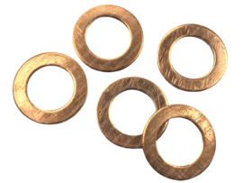 Koperring 11x17mm 1.5mm dik