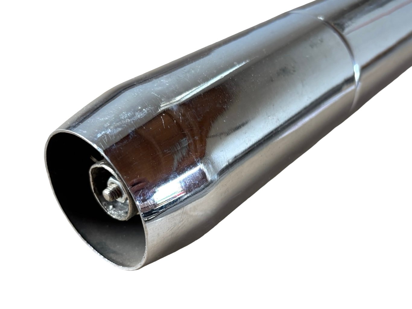 Auspuff RS Cigar Chrom 28mm Puch Maxi