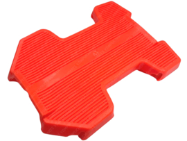 Footboard plastic Orange Fast Arrow Puch Maxi