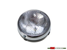 Headlight round black Guia 145mm Puch