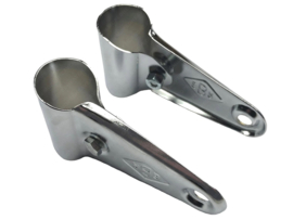EBR koplampoor set chroom 28-30mm
