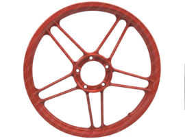 5 Star Alloy Cast Wheel 16 Inch Powdercoated Red 16 x 1.35 Puch Maxi
