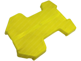 Footboard plastic Yellow Fast Arrow Puch Maxi