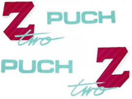 Aufkleber Satz Puch Z-Two