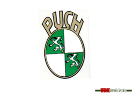 Sticker Puch schild 57x33mm