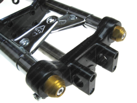 EBR Gabel Kurz 61,5cm Hydraulisch Verstärkte Version (Schwarz)