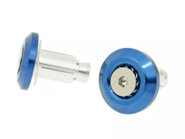 Stuurbalansgewicht set Mini Blauw 17.5mm Universeel