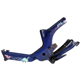 Frame with swing arm Blue original Puch Maxi P1