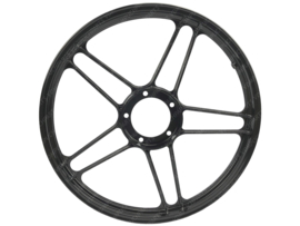 5 Star Alloy Cast Wheel 17 Inch Primer Black 17 x 1.35 Puch Maxi