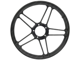 Stervelg 17 Inch Gepoedercoat Zwart 17 x 1.35 Puch Maxi