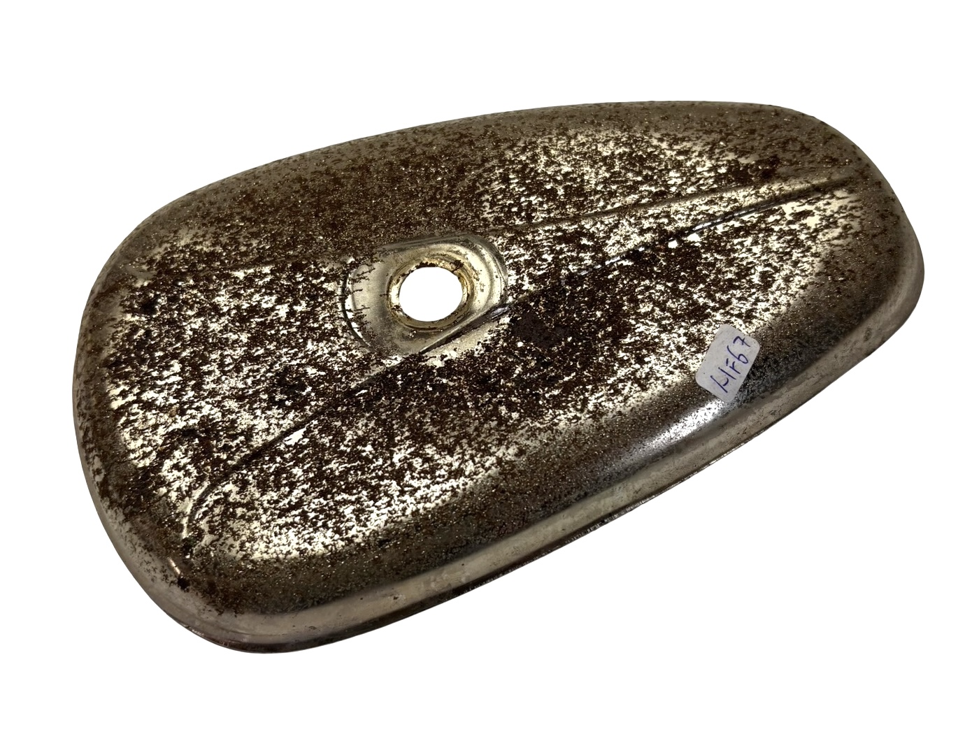 Gereedschapsdeksel Tank Chroom Tomos / Puch MV / MS / VS / DS / Etc