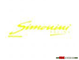 Sticker yellow 160mm x 45mm Simonini