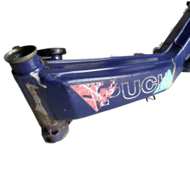 Frame with swing arm Blue original Puch Maxi P1