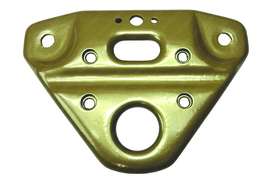 Gabelbrücke Gabel Pulverbeschichtet Gold (RAL 1036) Original! Puch Maxi S