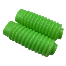 Harmonika stof rubber set voorvork groen NOS! Fast Arrow Puch Maxi