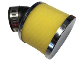 Foamfilter Angled 45 Degrees 30mm - 35mm Yellow Universal
