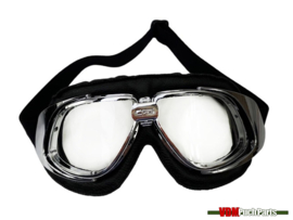 Pilot/classic glasses transparent black/chrome