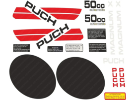 Sticker set yellow Puch Magnum X