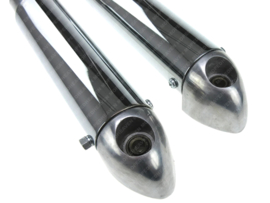 Schokbreker set Achterzijde 310mm Tomos 2L / 3L /  Puch MV50 / DS50 / VS50 / MS50 / V50
