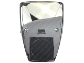 Headlight Sqaure 115mm Chrome / Black Puch Maxi