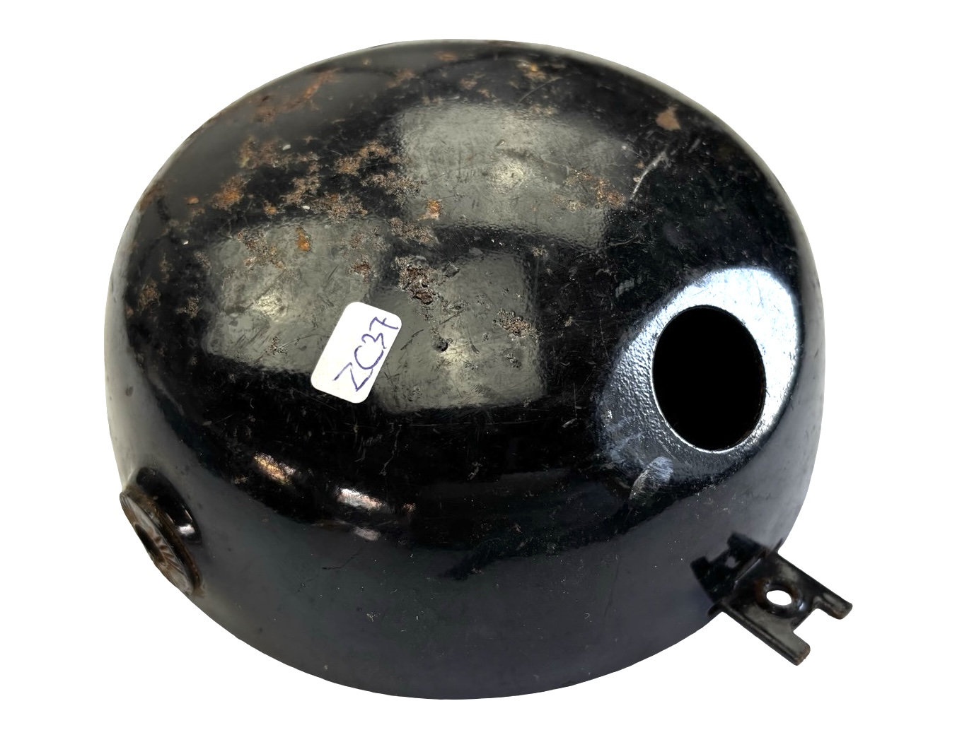 Koplampdeksel zwart 130mm Origineel! Puch Maxi