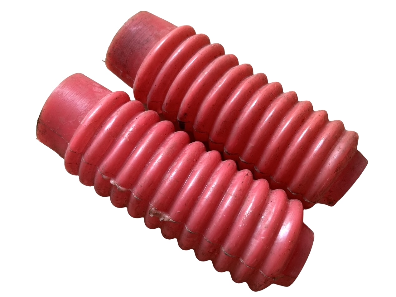 Harmonika stof rubber set 120mm voorvork Roze Fast Arrow Puch Maxi