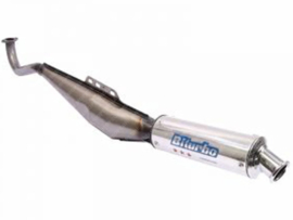 Exhaust Biturbo Blank - Aluminium 28mm Puch Maxi