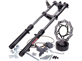 Schijfrem set Compleet met EBR Harry Voorvork Hydraulisch Lang 67cm Swiing! Puch Maxi