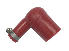 Cap Spark plug Silicon Red Universal