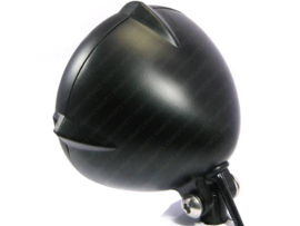 Headlight 140mm Black Vintage Caferacer Style! Bottom mounting Universal