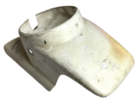 Koplamp spoiler rond wit Puch Maxi