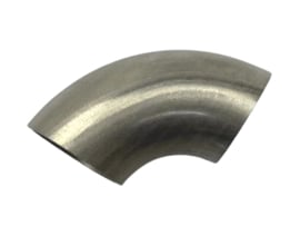 Bogen Einlaß Ansaugstutzen 30mm 90° Grad Edelstahl Puch Maxi