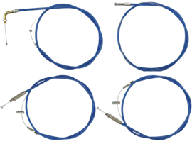 Kabel set Blauw compleet 4-Delig Puch Maxi