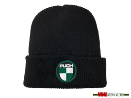 Beanie hat with Puch logo Luxe black