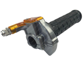 Quick throttle handle set grey / orange Metal! Lusito M84 universal