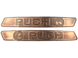 Tank Sticker Set Copper Color RealMetal Puch Maxi