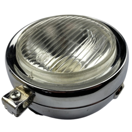 Headlight round chrome 130mm GUIA Puch Maxi