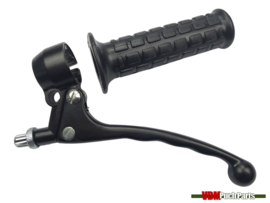 Handle set left black A-Qaulity with brake light Lusito