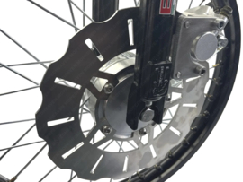 Spaakvelg Schijfrem set Compleet 17 Inch 1.40 Breed Geanodiseerd - Gepolijst Rigida! (EBR Voorvork Hydraulisch) VDMRacing! Puch Maxi
