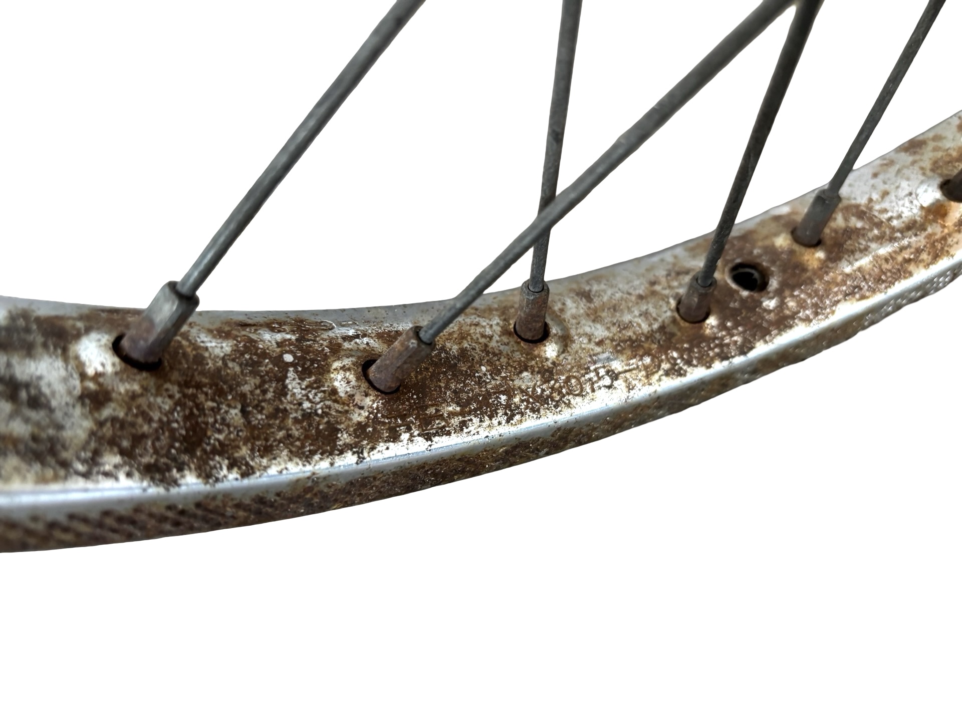 17 Inch spaakwiel voorzijde Puch Maxi N