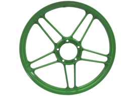 Stervelg 17 Inch Gepoedercoat Groen 17 x 1.35 Puch Maxi