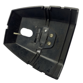 Bottom piece headlight sqaure black CEV Puch Maxi