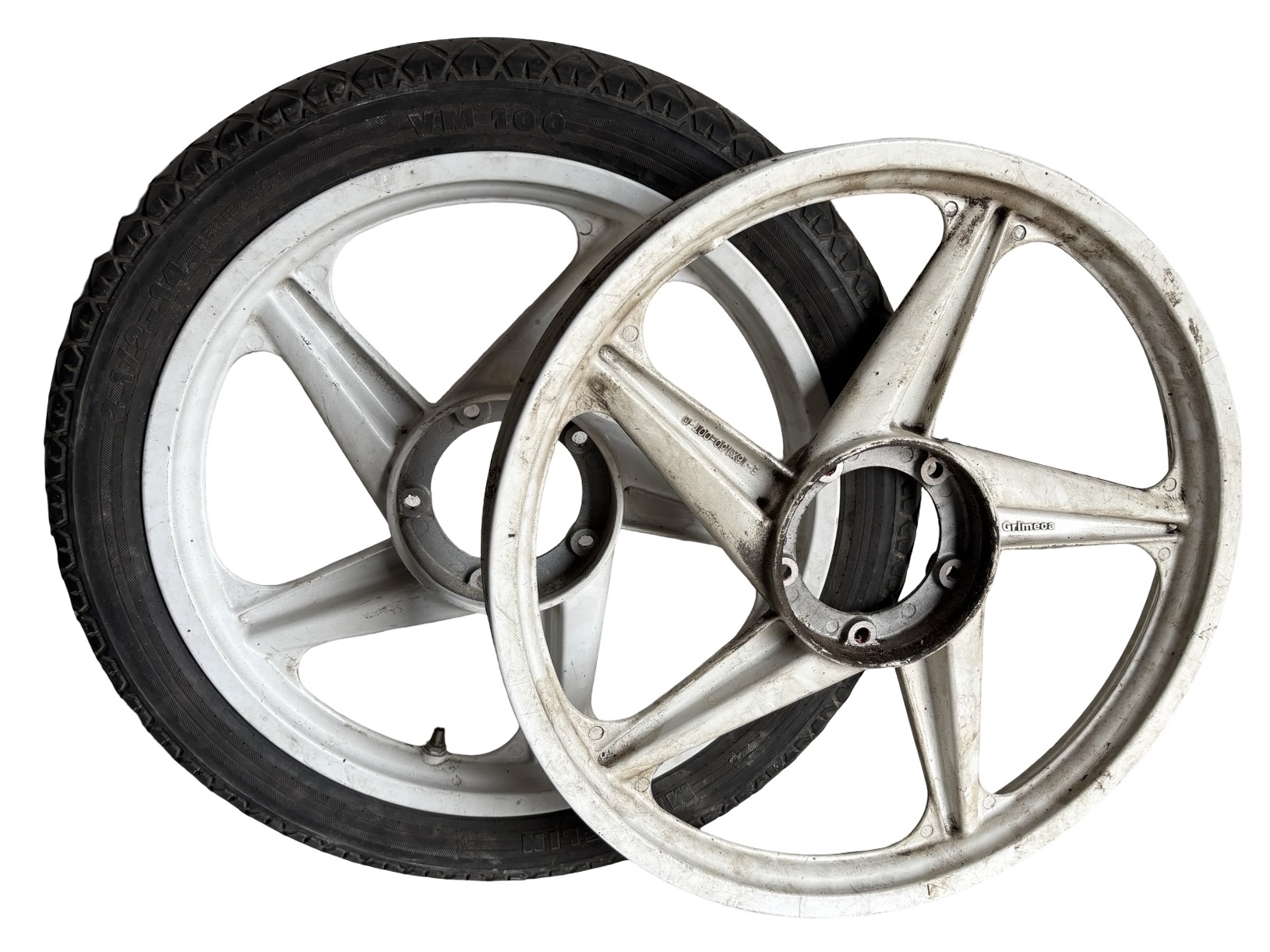 Velgen set 16 x 1.35 / 14 x 1.50 Puch Maxi Radical