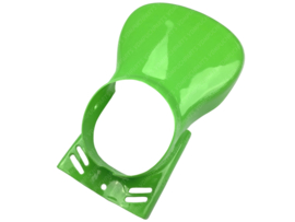 Headlight spoiler plastic Round Green Fast Arrow Universal / Puch Maxi