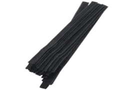 Kabelbinder set Klittenband Zwart 300mm x 25mm 10-Delig Universeel